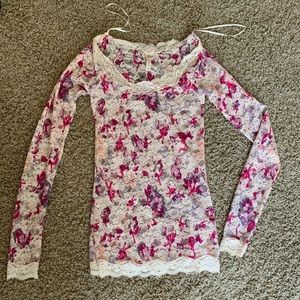 NEW Free People lace long sleeve